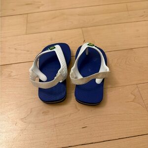 Havaianas Kids Blue and White Sandals